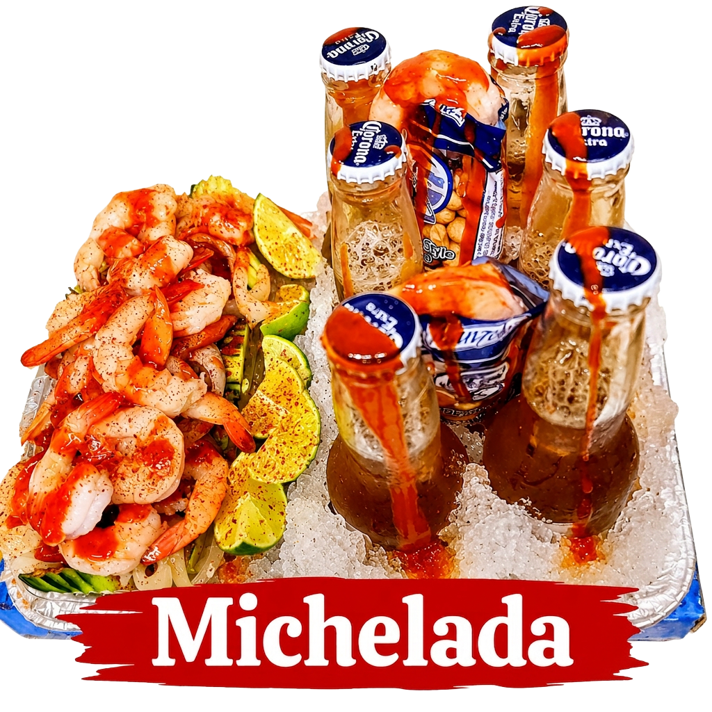 Charola de michelada.