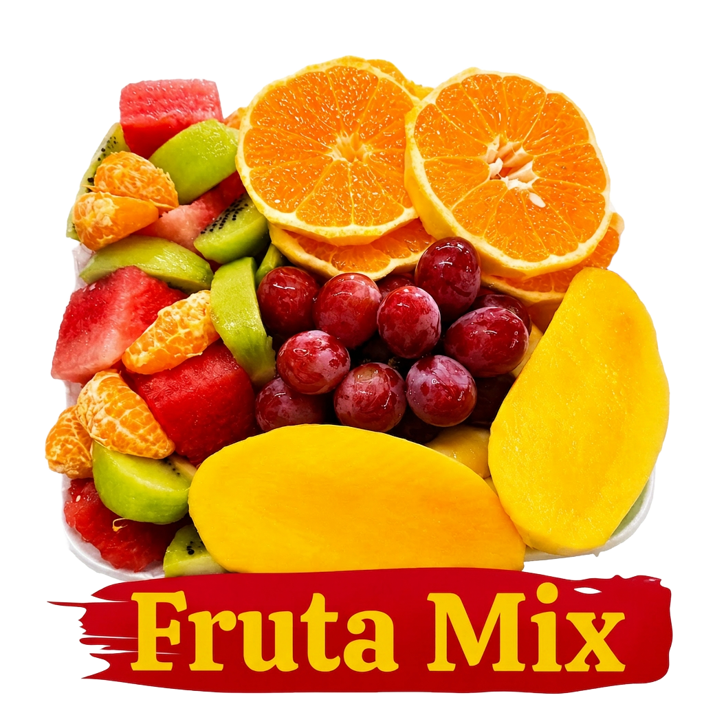 Charola de fruta mixta.