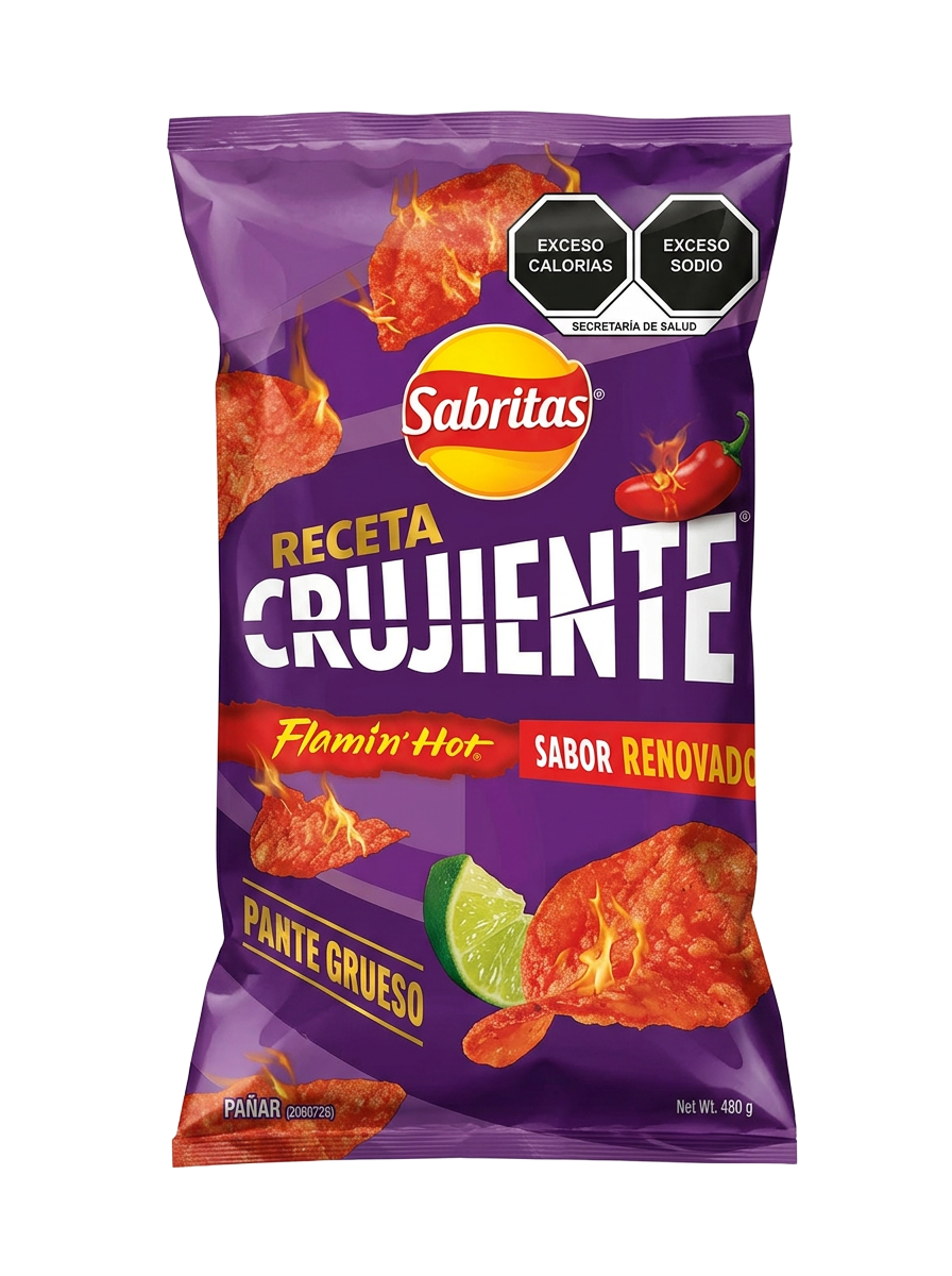 Sabritas Crujiente Flamin Hot
