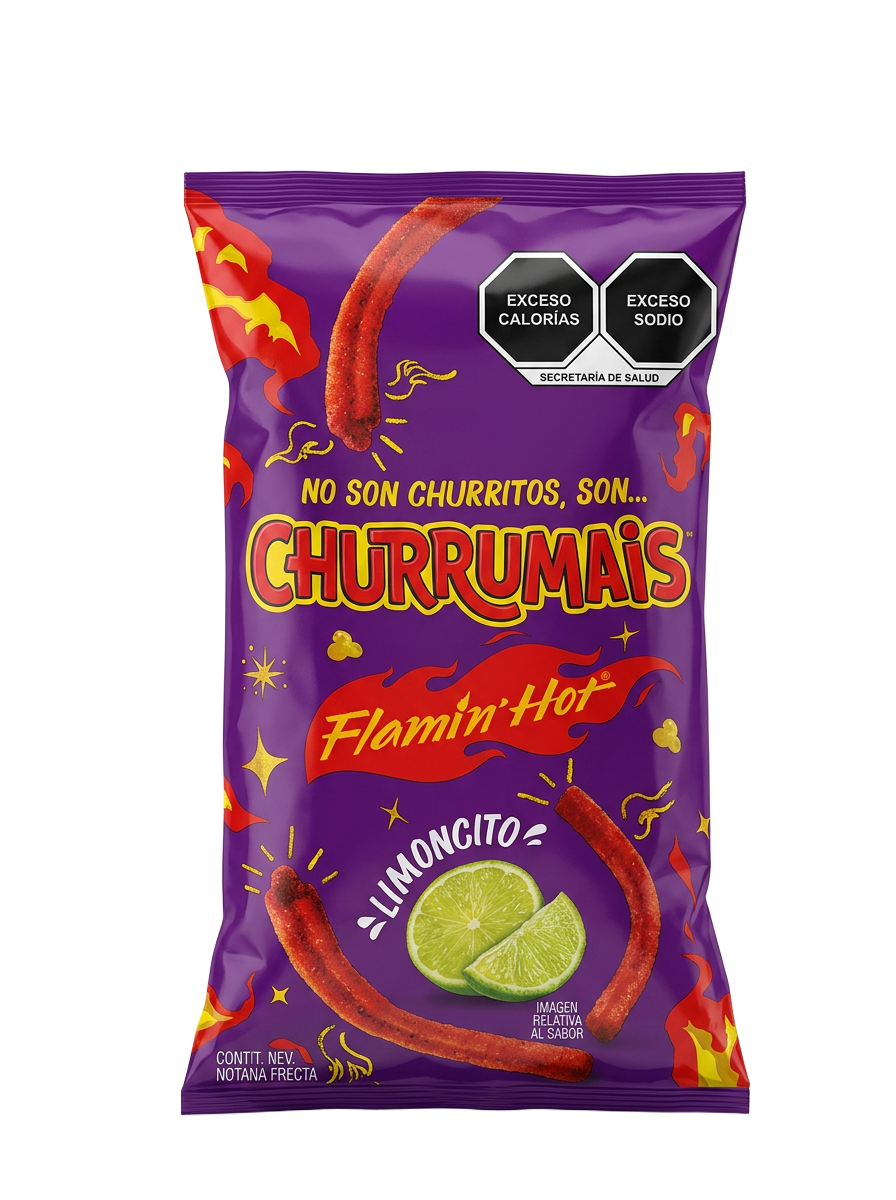 Churrumais Flamin' Hot Limoncito